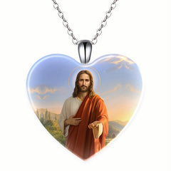 Heart Necklace Pendant Banquet Jewelry Gift for Men and Women