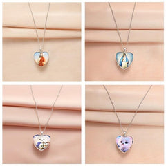 Heart Necklace Pendant Banquet Jewelry Gift for Men and Women