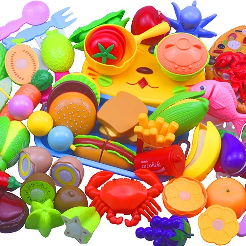 17Pcs Kids Cooking Play Set Mini Hamburger French Fries Lobster Boys Girls Gift