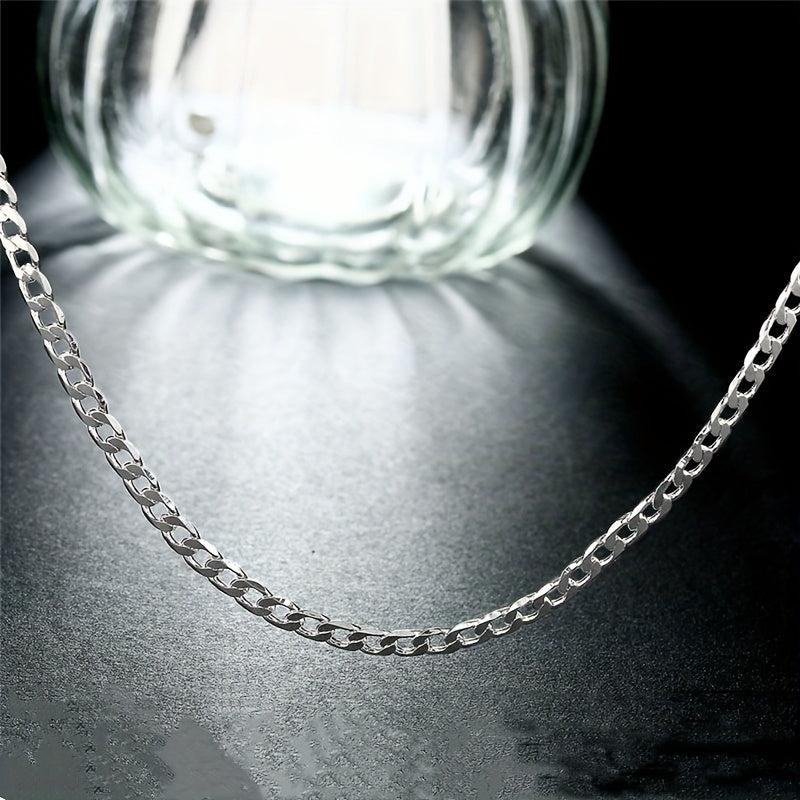4mm European American 1 1 Side Flat Necklace Body