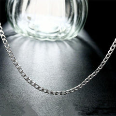 4mm European American 1 1 Side Flat Necklace Body