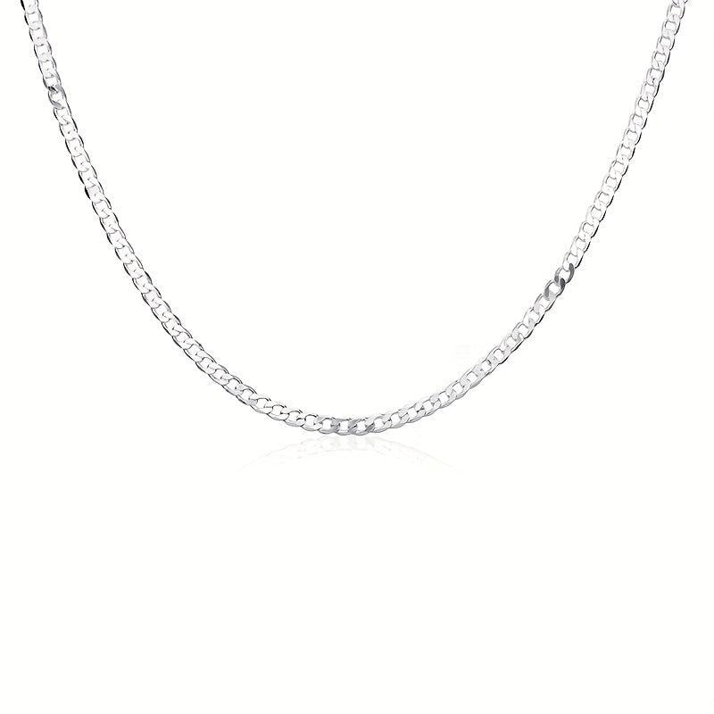 4mm European American 1 1 Side Flat Necklace Body