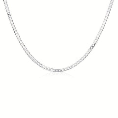 4mm European American 1 1 Side Flat Necklace Body