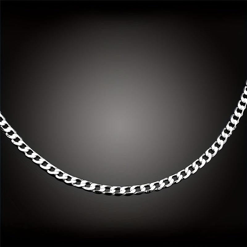4mm European American 1 1 Side Flat Necklace Body