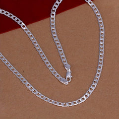 4mm European American 1 1 Side Flat Necklace Body