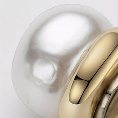 Pearl Magnet Ear Clips, Plated, Hot