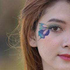 Butterfly Wings Glitter Tattoo Stickers Waterproof Eye Makeup