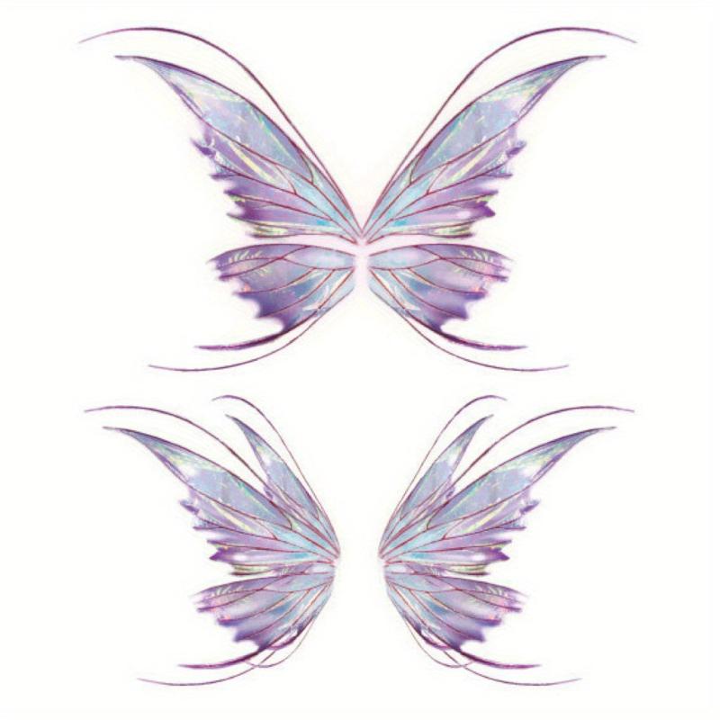 Butterfly Wings Glitter Tattoo Stickers Waterproof Eye Makeup