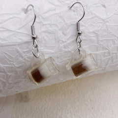 Resin Beer Earrings for Party