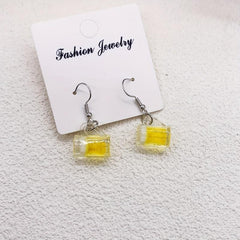Resin Beer Earrings for Party