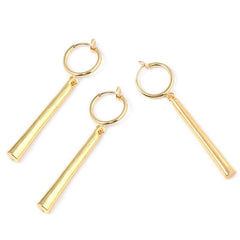 3pcs Golden Anime Ear Clip Earrings for Girls Boys
