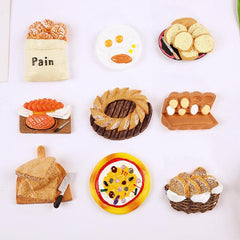 Resin Bread Cream Phone Case DIY Magnets Food Play Kitchen Accessories