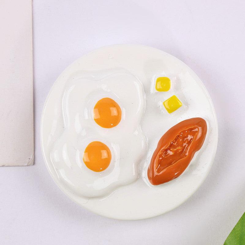 Resin Bread Cream Phone Case DIY Magnets Food Play Kitchen Accessories