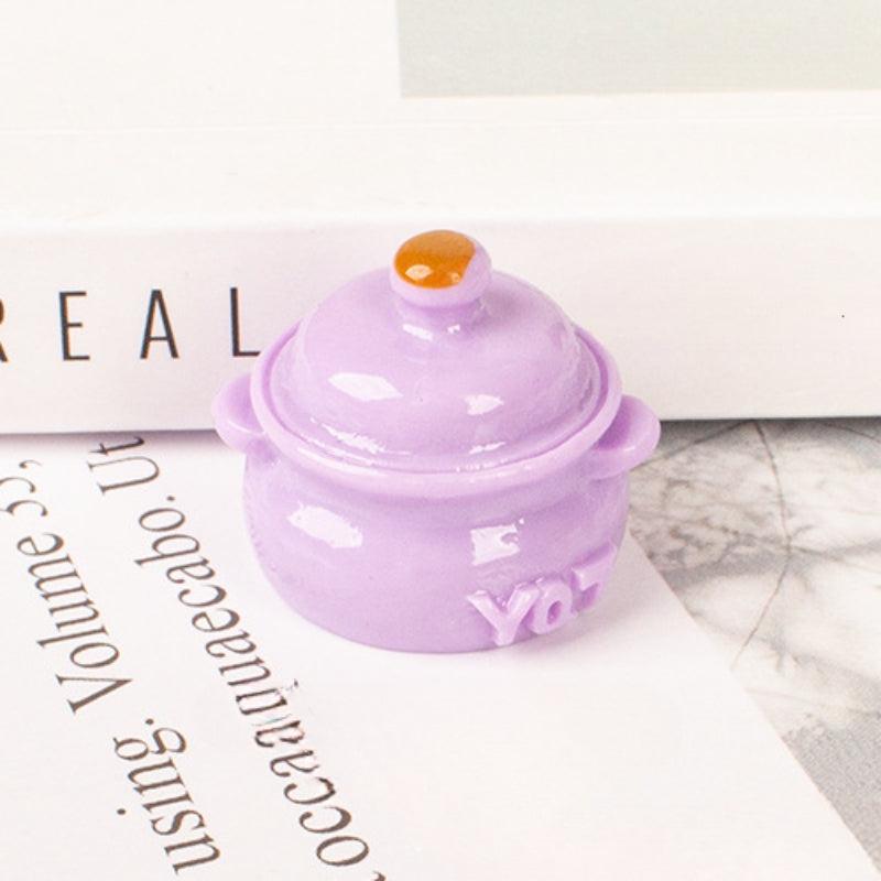 Dollhouse Small Cooker Resin Three dimensional Small Cooker Dollhouse Decoration