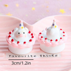 3D Pig Cream Cake Resin Simulation Eating Play Decoration