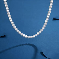 Men's Pearl Bead Necklace for Wedding Banquet