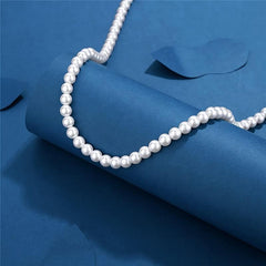 Men's Pearl Bead Necklace for Wedding Banquet
