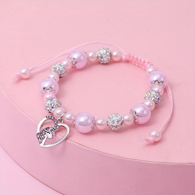 Unicorn Girl Unicorn Woven Bracelet Girls Jewelry Unicorn Birthday