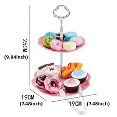 Pretend Tea Party Set For Little Girls 38PCS Coffee Maker Set