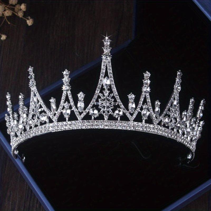 Bridal Jewelry Wedding Crown Rhinestone Set