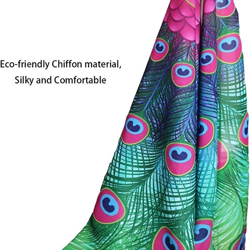 Kids Peacock Wings Costume Mask Set for Dress Up Parties