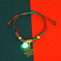 Luminous Christmas Bracelet Unisex Santa Claus Couple Hand Jewelry