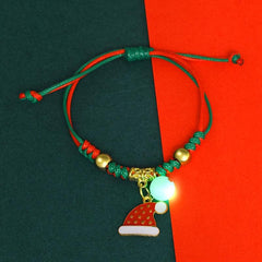 Luminous Christmas Bracelet Unisex Santa Claus Couple Hand Jewelry