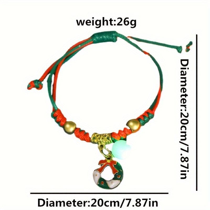 Luminous Christmas Bracelet Unisex Santa Claus Couple Hand Jewelry