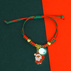 Luminous Christmas Bracelet Unisex Santa Claus Couple Hand Jewelry