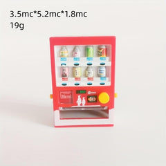 1:12 Dollhouse Vending Machine - Automatic Beverage Dispenser Toy
