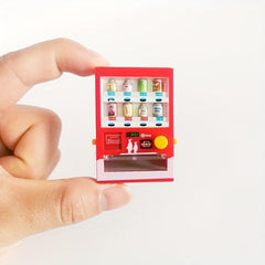 1:12 Dollhouse Vending Machine - Automatic Beverage Dispenser Toy