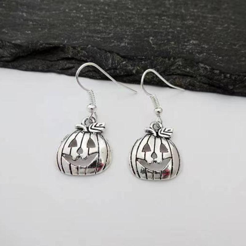 Halloween Pumpkin Earrings For Men - Creative Holiday Jewelry
