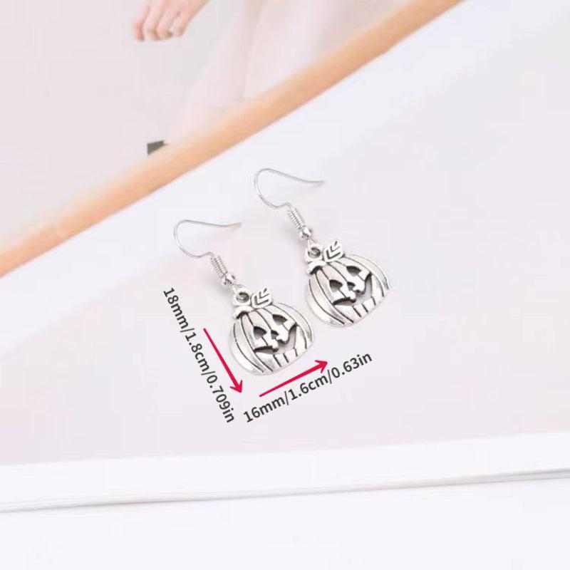 Halloween Pumpkin Earrings For Men - Creative Holiday Jewelry