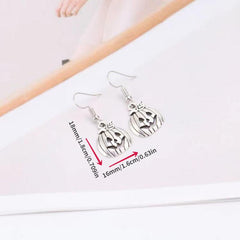 Halloween Pumpkin Earrings For Men - Creative Holiday Jewelry
