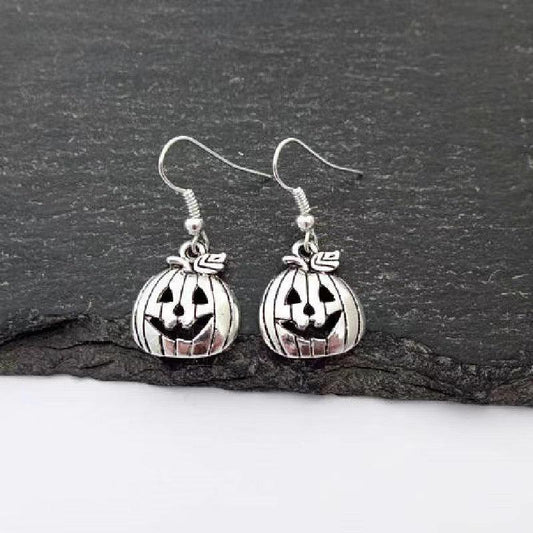 Halloween Pumpkin Earrings For Men - Creative Holiday Jewelry