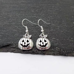 Halloween Pumpkin Earrings For Men - Creative Holiday Jewelry