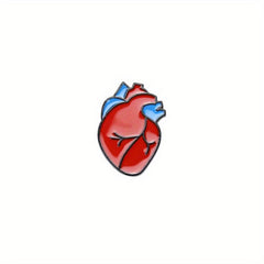 Heart Shaped Body Organs Brooch Great Gift for All