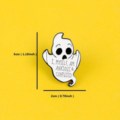 Creative Pop Enamel Pin Lapel Badges Brooch Funny Jewelry