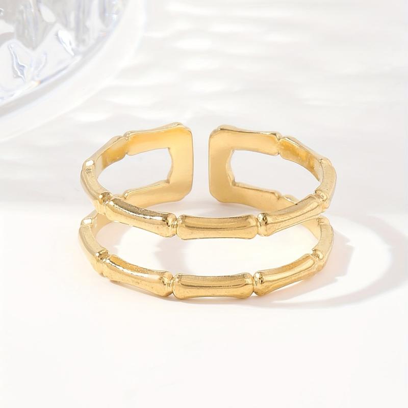 Stainless Steel Stylistic Ring W116