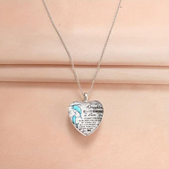 Crystal Pendant Necklace Dolphin English Birthday Gift