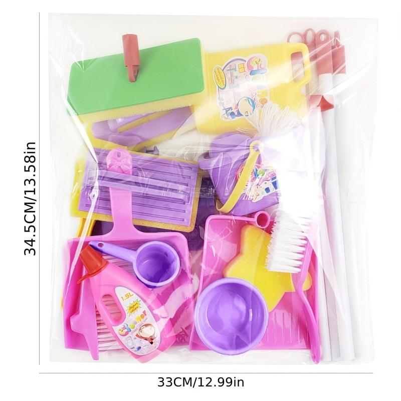 HYG Toys Household Cleaning Toy Set Simulation Cleaning Comb