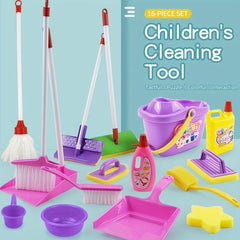 HYG Toys Household Cleaning Toy Set Simulation Cleaning Comb