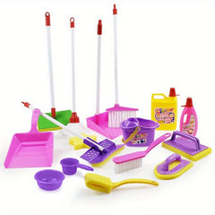 HYG Toys Household Cleaning Toy Set Simulation Cleaning Comb