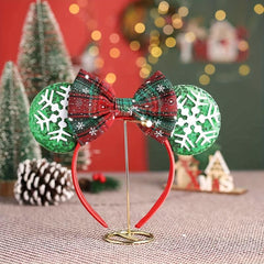 Performance Party Hairband Christmas Snowflake Bow Hair Accessories