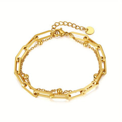 Japanese Titanium Steel Bracelet Female Accessories Stack Wear Jewelry