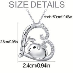 Pig Necklace Animal Jewelry Birthday Party Holiday Gift