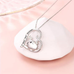 Pig Necklace Animal Jewelry Birthday Party Holiday Gift