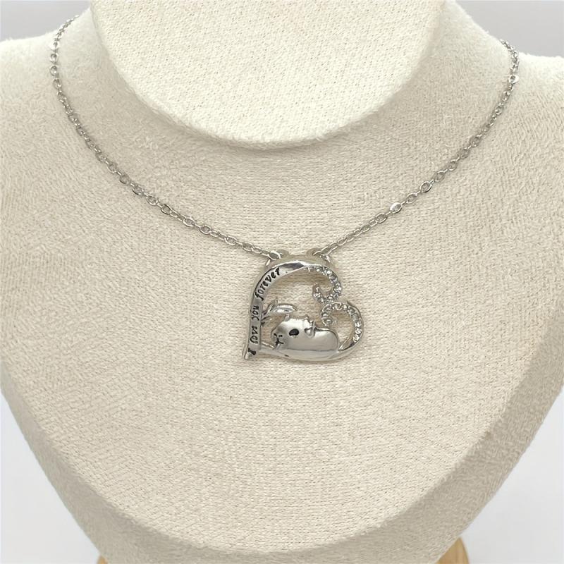 Pig Necklace Animal Jewelry Birthday Party Holiday Gift