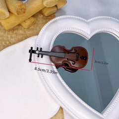 Women's Guitar & Violin Hair Clip Set - Musical Instrument Bangs Clip