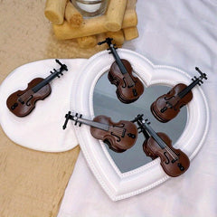 Women's Guitar & Violin Hair Clip Set - Musical Instrument Bangs Clip